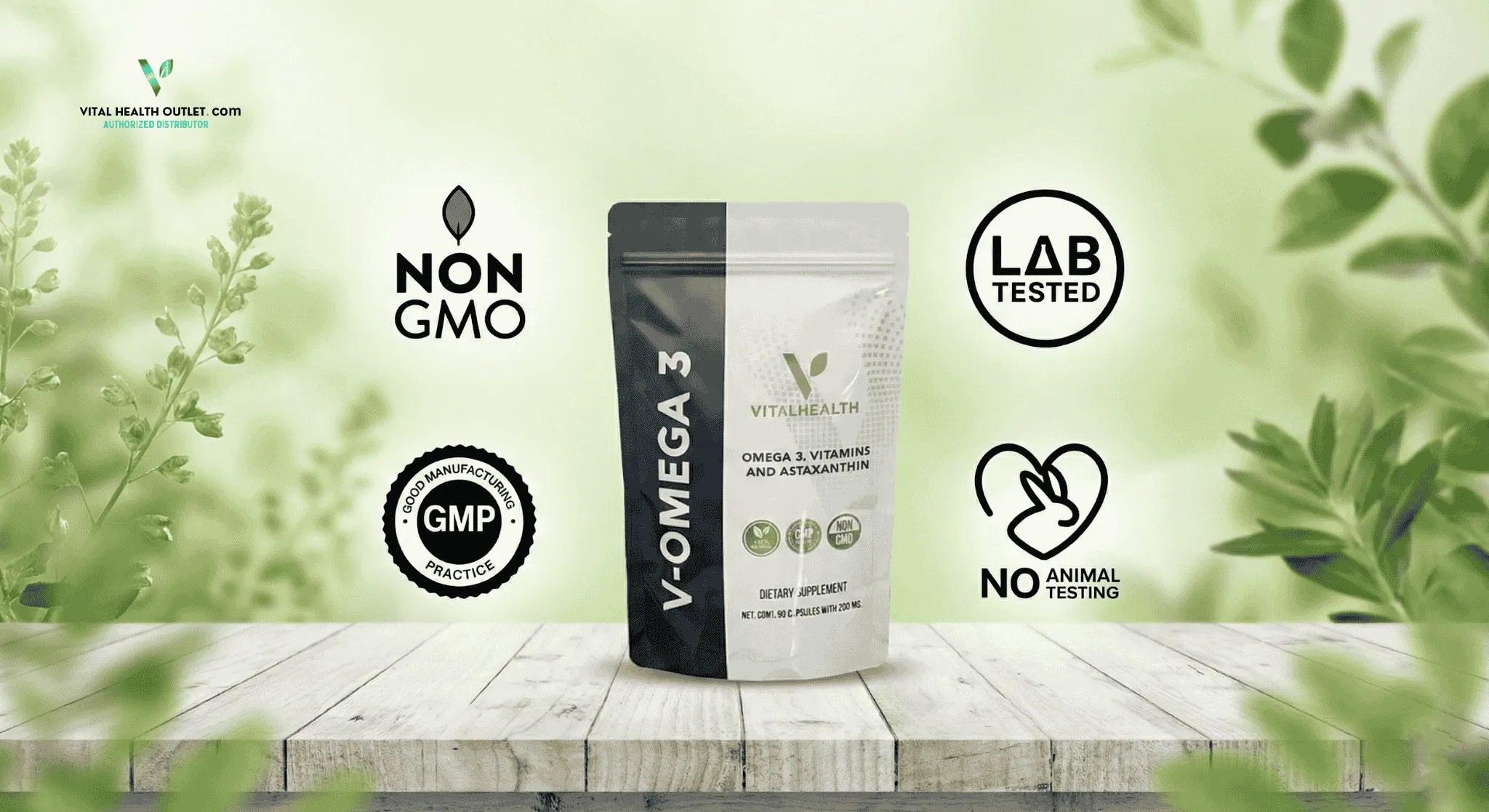 Antioxidant Protection | V-Omega 3 | Vital Health