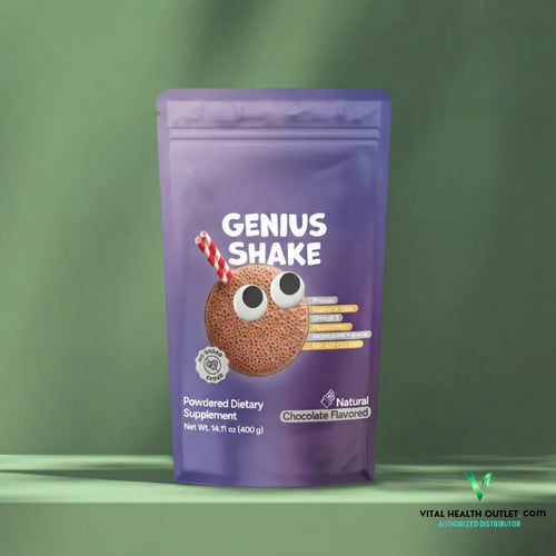 Kids Nutritional Chocolate Shake with Omegas and Greens for foundational growth. | Vital Health Outlet.
