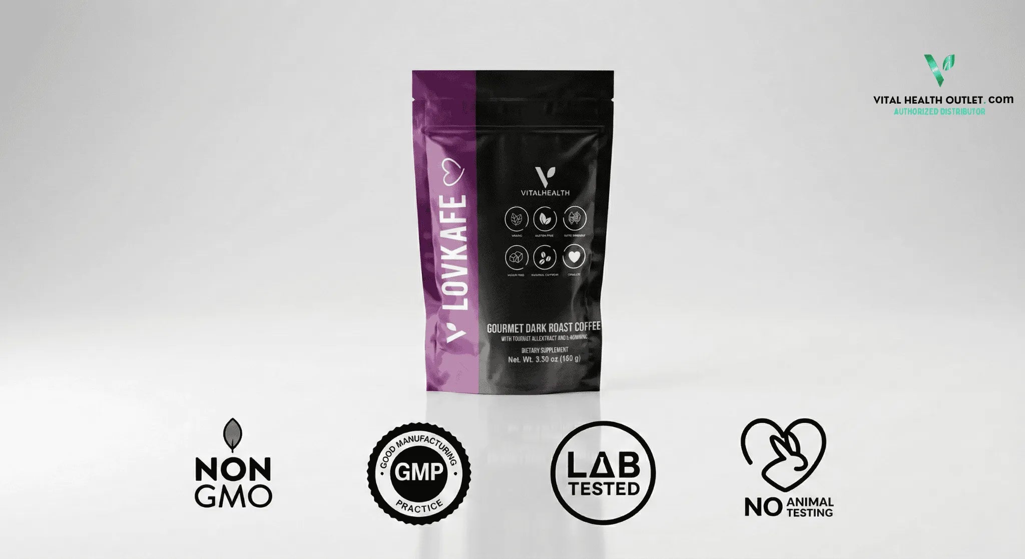 Energizer Gourmet Coffee Non GMO | V-LOVEKAFE | Vital Health