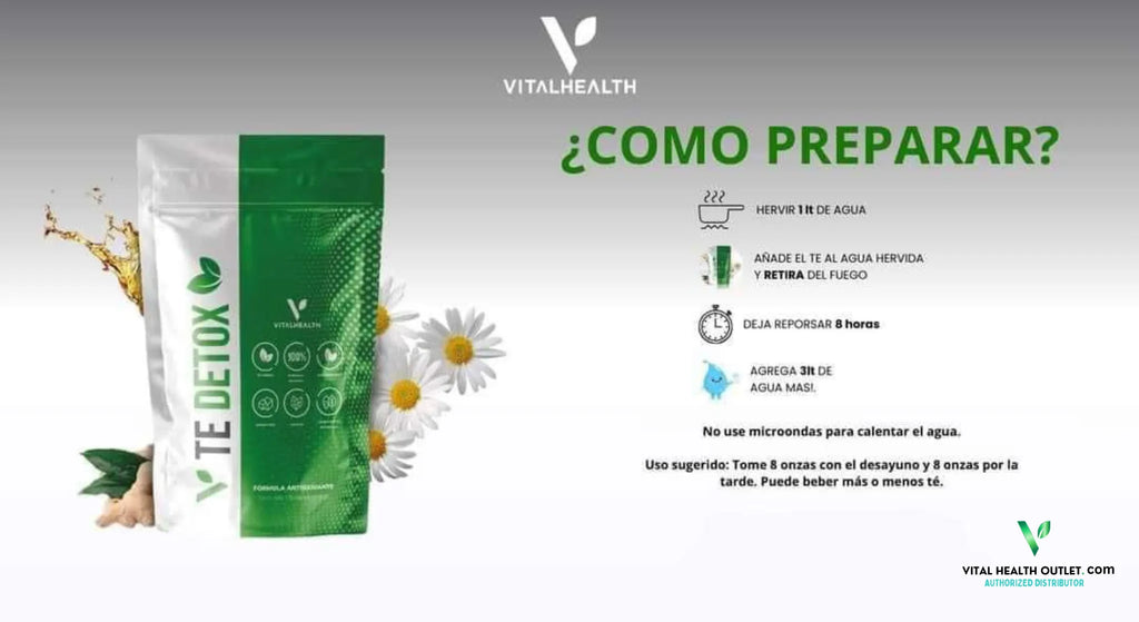 Gentle Digestive Support | Natural Detox and Digestive Tea | V-TEDETOX | Vital Health