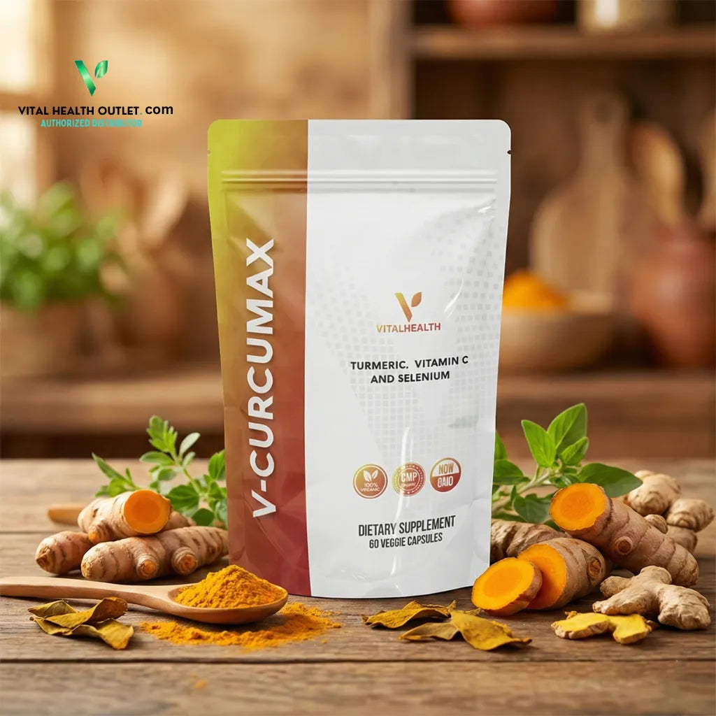 Turmeric Curcumin and MSM for healthy inflammatory response and joint comfort. | Vital Health Outlet.