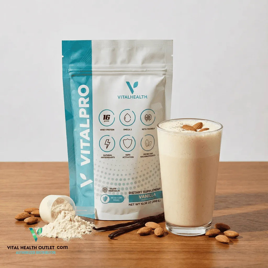 	Superfood Protein Shake with Collagen and Mushrooms for muscle recovery and satiety. | Vital Health Outlet.