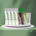 Contents of the 30-day VX Reset wellness system including detox tea and liver support | Vital Health Outlet.