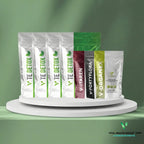 Contents of the 30-day VX Reset wellness system including detox tea and liver support | Vital Health Outlet.