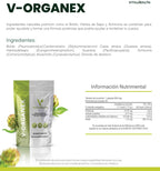 Vital Health V-Organex Informacion nutricional