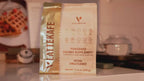 Vanilla Mushroom Coffee Latte with MCT and 10-mushroom complex for sustained energy product video. | Vital Health Outlet.
